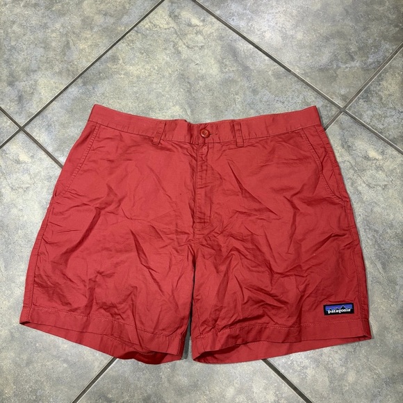 Patagonia Other - Patagonia Men's Lightweight All Wear Shorts Red Sz 35 Outdoor Casual Gorpcore